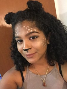 I was a Deer for Halloween!! Makeup Done by Me